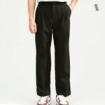 Quần âu ống đứng nam SSStutter, form quần vừa vặn, dây trang trí túi sau, LE TROUSERS