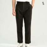 Quần âu ống đứng SSStutter, đỉa to, nắp túi trang trí, SURFER TROUSERS