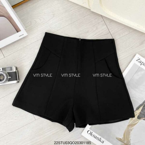Quần đùi nữ VM STYLE 22SKU05T010403 Gấp Li Túi Kiểu, Quần Đùi Ống Rộng Đi Chơi Thời Trang Ulzzang 9960