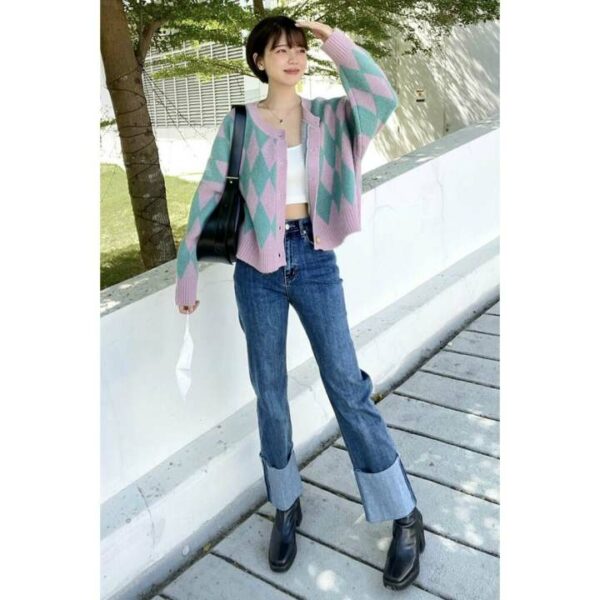 Quần jeans ống đứng lật lai TURN-UP JEANS