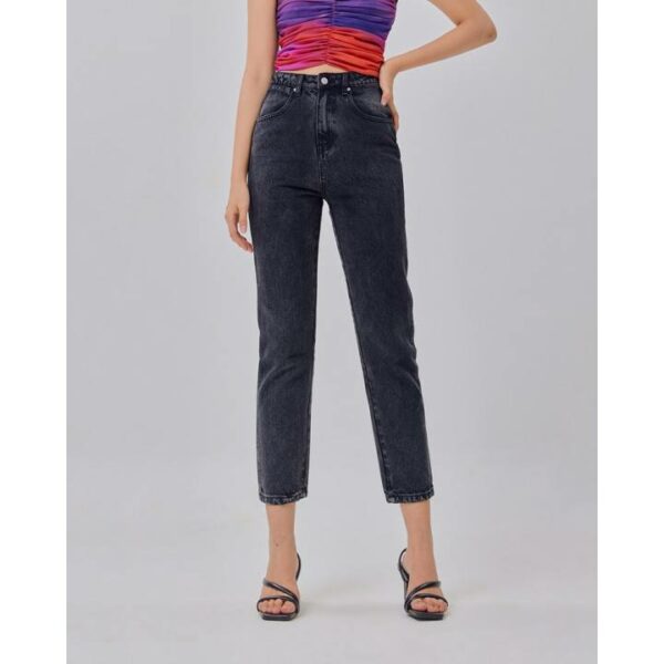 Quần jeans SheByShj màu đen họa tiết ngôi sao - Black Kyla Jeans