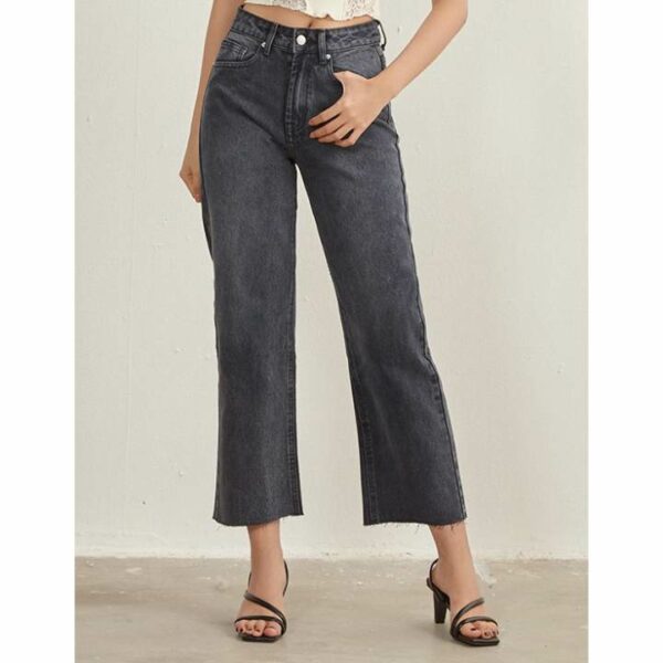Quần jeans Shenyshj màu đen - Black Poppy Jeans