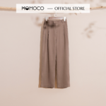 Quần Ống Suông Nữ 2 Ly MOMOCO – M2775 – ESSENTIALS Pleated Culottes Chất Tuýt Si Không Nhăn, Giữ Form