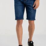 Quần short jeans nam form vừa SP22SS02-JN