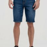 Quần shorts jean nam form vừa SP21FH40-JN