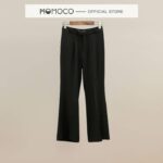 Quần Tây Nữ Ống Loe MOMOCO M2777 ESSENTIALS Ankle Flare Pants Chất Tuýt Si Thoáng Mát Mềm Mịn