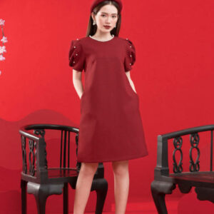 RẬP - Đầm Kim Hỷ Đỏ - FREESIZE