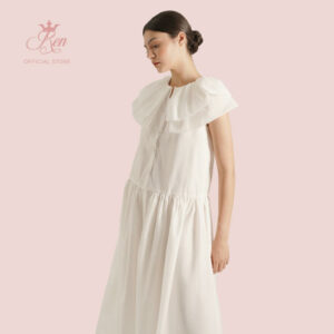 REN - Đầm Cổ Hai Tầng Bồng Bềnh