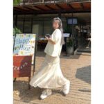 Seo Organza Skirt – Váy trắng xòe tầng Hàn Quốc – Remmus.vn