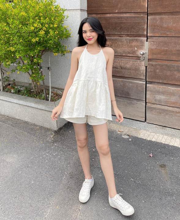 Set áo yếm và quần ngắn TESSA SET