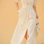 SÒ VINTAGE – ENDLESS SUMMER Váy maxi linen kèm bra