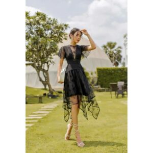 SÒ VINTAGE - LOULY Đầm xòe phối ren