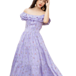 VANIA – Đầm bèo 3 tầng xòe D2213