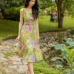 VANIA – Đầm cotton hở lưng D2207