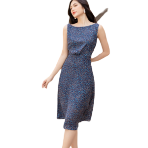 VANIA - Đầm lụa cột nơ vai D2208
