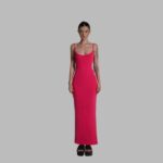 Váy body hai dây chất thun gân ONONMADE Pink Hypnos Dress