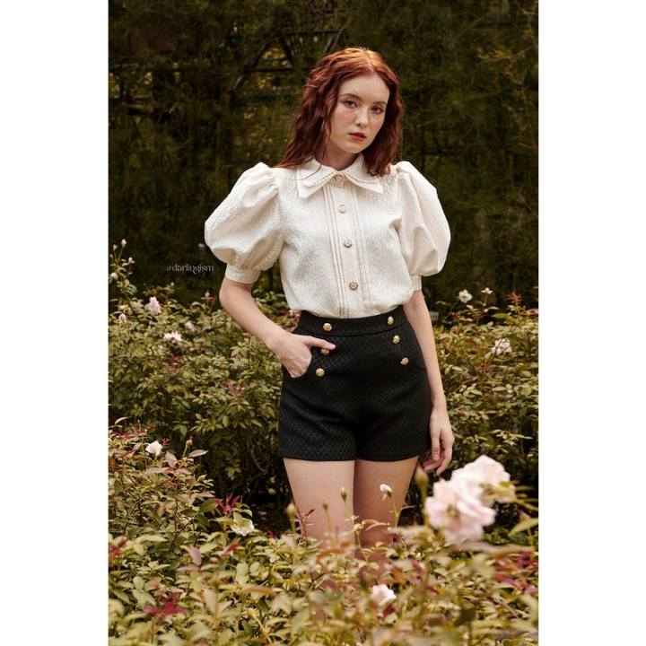 áo kiểu nữ hai lá cổ rosa shirt – darling.ism