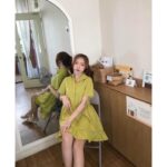 Đầm baby nút ngọc