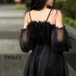 Đầm Chấm Bi 39D006 TRISCY