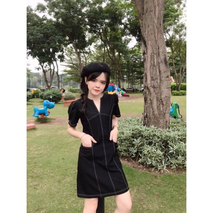 Đầm đột chỉ có túi