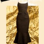 Đầm đi tiệc hai dây vải tweed – NGUYEN.atelier