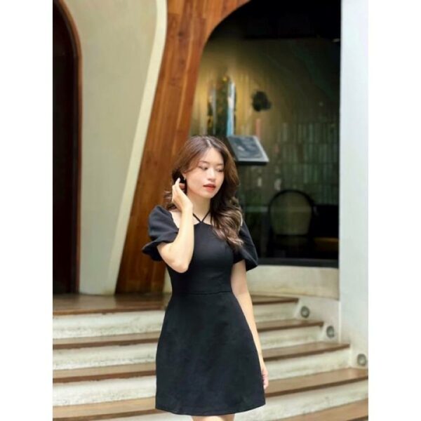 Đầm thiết kế Wonderhouse cổ yếm tay bồng tiểu thư dự tiệc, dạo phố sang chảnh - Rita Dress