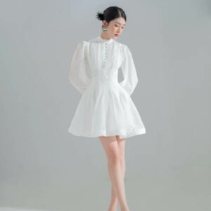 Đầm tiểu thư, đầm trắng nữ tay dài Those Studios nhẹ nhàng, nữ tính Cara Dress