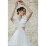 Đầm trắng đi biển,đầm bánh bèo Those Studios nhẹ nhàng, bay bổng Flora Dress