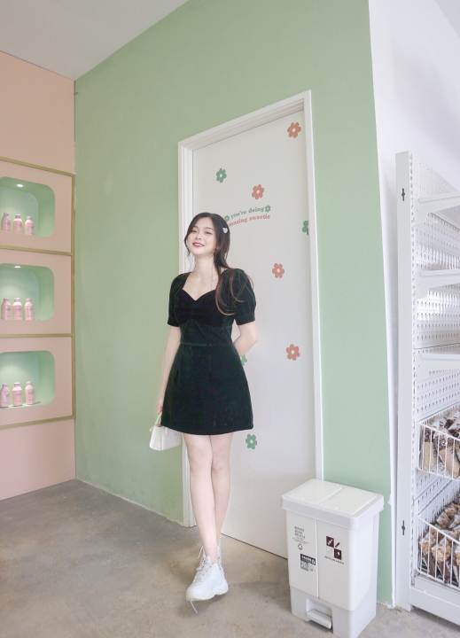 Đầm Wonder House Nhung Spring Dress