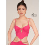 Oh Polly – Áo 2 dây corset cúp ngực, khoét ngực sang chảnh sexy