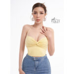 Oh Polly – Áo croptop cổ yếm cúp ngực, 2 dây hở lưng sexy