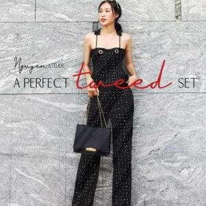 Quần suông vải tweed - NGUYEN.atelier