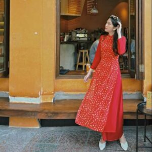 Sumire Store Áo dài Truyền thống Gió Xuân