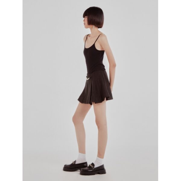 COCO SIN - Váy Mini Tweed Đen Phối Pearl - Hình ảnh 2