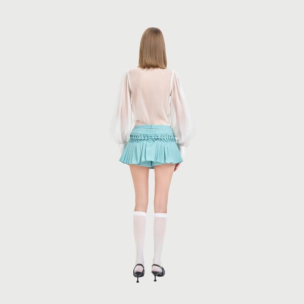 DEAR JOSÉ - Áo sơmi tay phồng Pisces vải organza trắng - Hình ảnh 2