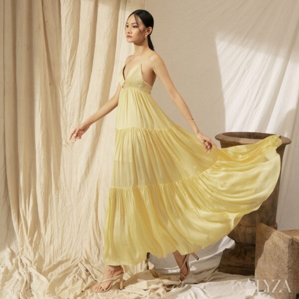 [Mã BMLTM100 giảm đến 100K đơn 499K] LYZA - Đầm Sun Flower - Ảnh 4