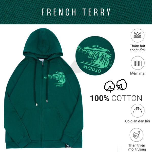 Áo Khoác Hoodie Nam Nữ Zipper Thần Cổ Đại Athena Thời Trang Thương Hiệu Y2010 Ver1 21591 |YaMe| - Hình ảnh 3
