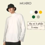 Áo nỉ thun sweater unisex dài tay cổ lọ 3 phân AN03 M.RO phong cách Hàn Quốc chất liệu cotton borip – MrHero