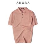 Áo polo nam trơn thanh lịch Akuba form slimfit chất cotton mát mịn co giãn tốt 02D218