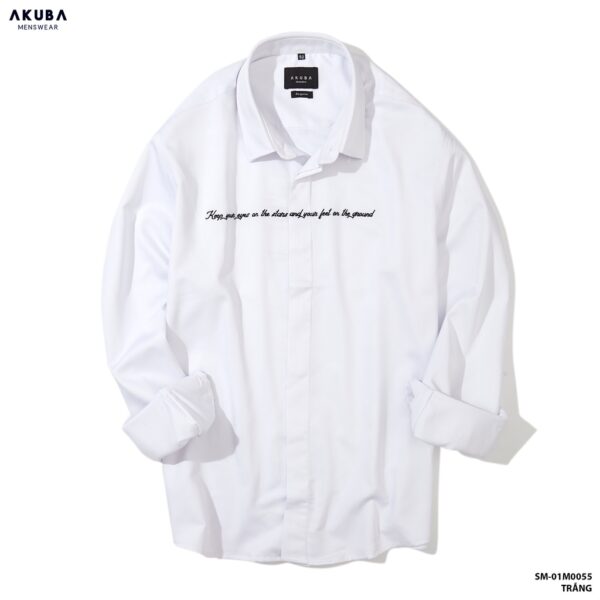 AO SO MI TAY DAI AKUBA 01M0055 - Ảnh 7