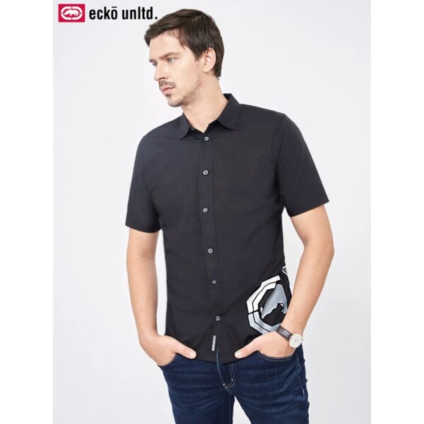 ÁO SƠ MI TAY NGẮN ECKO UNLTD OS22-02047 MEN - Hình ảnh 4