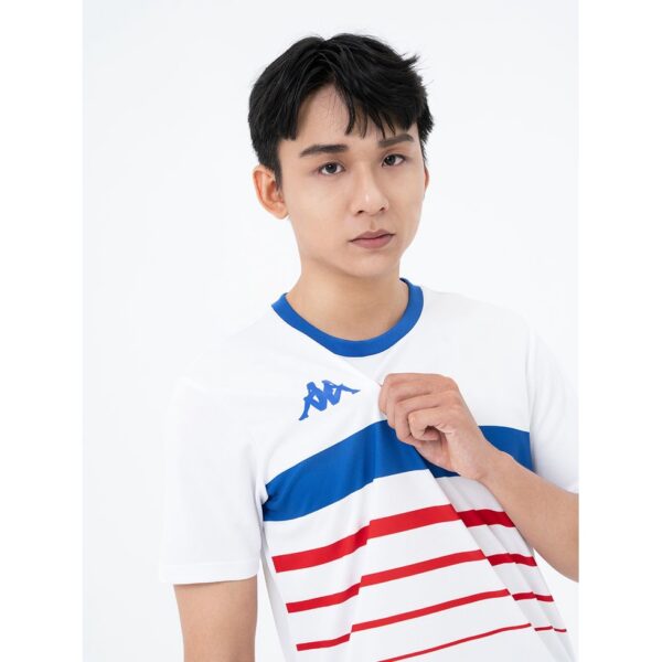 Áo thun bóng đá chính hãng Kappa họa tiết cờ Pháp co giãn tốt K0CY2TD08V 001 - Hình ảnh 4