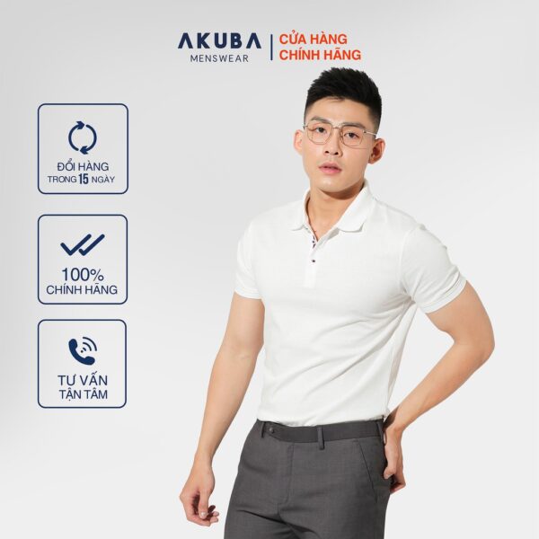 Áo Thun Có Cổ POLO Nam Cao Cấp AKUBA 02D221