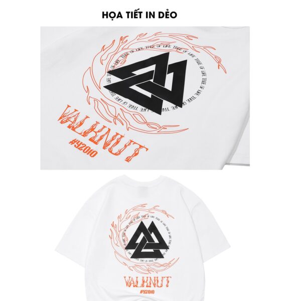 Áo Thun Nam Nữ Cá Tính Tay Ngắn Cổ Tròn Thần Cổ Đại Valknut Thời Trang Thương Hiệu Y2010 Ver5 21754 |YaMe| - Hình ảnh 4