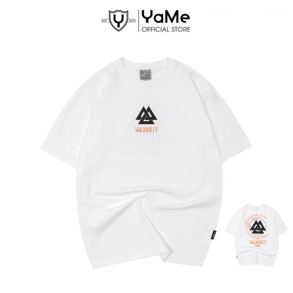 Áo Thun Nam Nữ Cá Tính Tay Ngắn Cổ Tròn Thần Cổ Đại Valknut Thời Trang Thương Hiệu Y2010 Ver5 21754 |YaMe|
