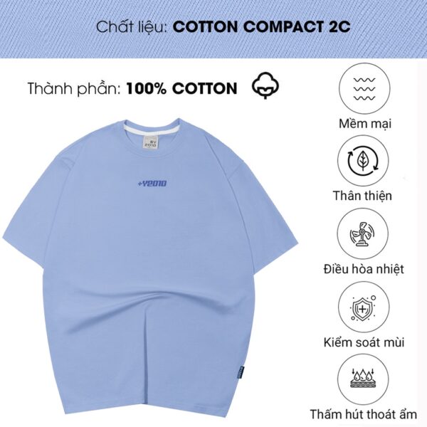 Áo Thun Nam Tay Ngắn Cổ Tròn Đơn Giản Thương Hiệu Y2010 Nguyên Bản Ver90 21474 |YaMe| - Hình ảnh 3