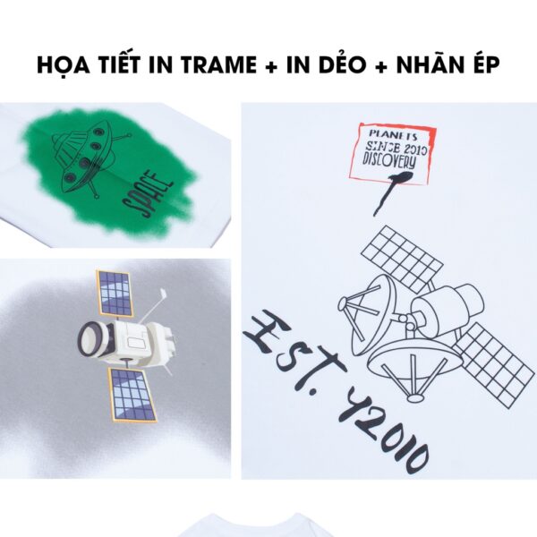 Áo Thun Nam Tay Ngắn Cổ Tròn Ngân Hà Space Thời Trang Thương Hiệu Y2010 Ver38 21515 |YaMe| - Hình ảnh 4