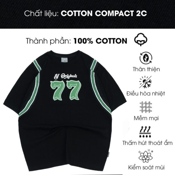 Áo Thun Nam Tay Ngắn Cổ Tròn Thời Trang Thương Hiệu Y2010 Nguyên Bản Ver74 21192 |YaMe| - Hình ảnh 3