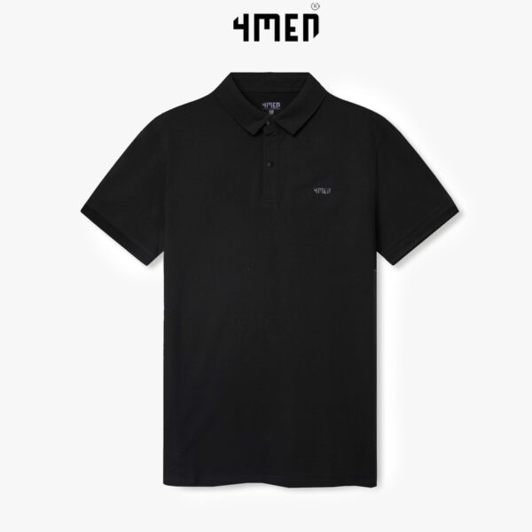 Áo thun polo nam có cổ basic cá sấu 4MEN PO066 ngắn tay, vải cá sấu thoáng mát, mềm chống nhăn - Hình ảnh 6