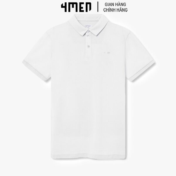 Áo thun polo nam có cổ basic cá sấu 4MEN PO066 ngắn tay, vải cá sấu thoáng mát, mềm chống nhăn - Hình ảnh 7